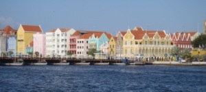 Curacao gekleurde huisjes